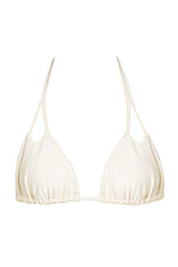 Shotgun Bikini Top in Cream