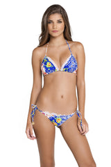 Lace Brazilian Ruched Bottom